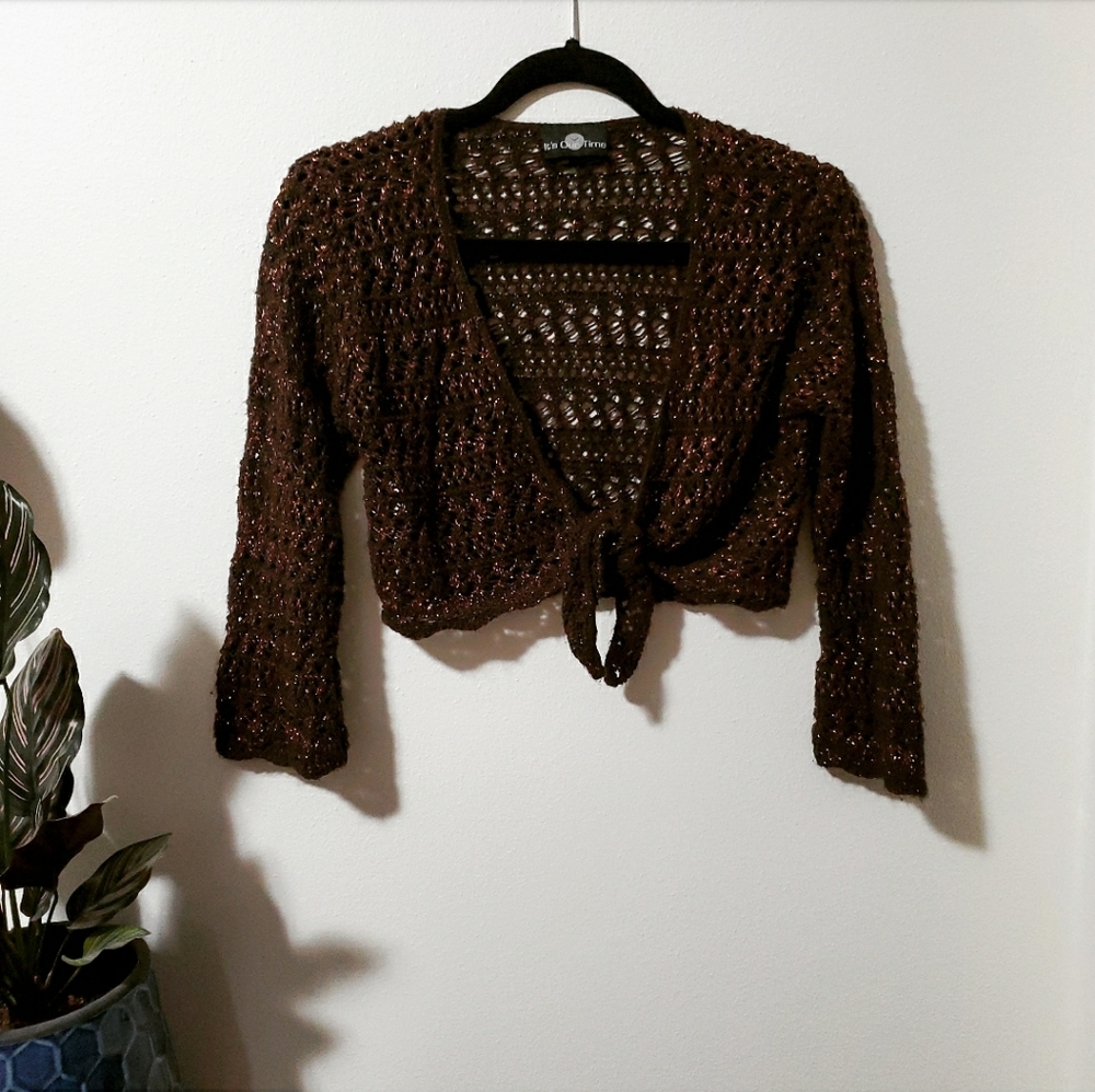 🔥5/$25🔥 Brown cardigan - Picture 1 of 2